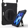 eSTUFF Defender Case ES681551-BULK Rückseitenabdeckung für Apple iPad Pro 11 / iPad Air 10,9 (4./5. Gen.), 27,9 cm (11 Zoll), Silikon/Polycarbonat, schwarz