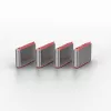 Lindy USB Type C Port Blocker (ohne Schlüssel) – 10er-Pack, Pink