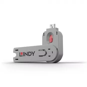 Portblocker-Schlüssel Lindy USB Typ A Portblocker-Schlüssel Pink