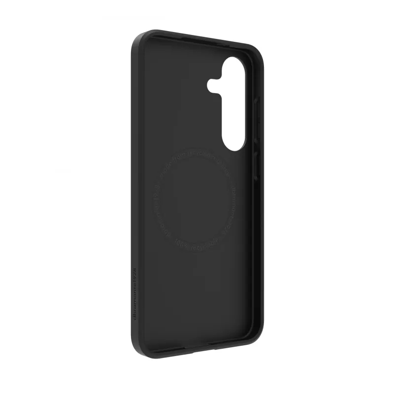 dbramante1928 Greenland Pro Qi2 GPSPNIBL6454 Rückseitenabdeckung für Samsung Galaxy S25+, Kunststoff, Nachtschwarz
