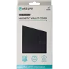 eSTUFF INFINITE MILAN ES67160101 Wallet-Hülle für iPhone 16 Plus, Schwarz
