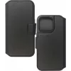 Wallet Case eSTUFF iPhone 16 Pro 6,3 Zoll Schwarz 3 Kartenfächer