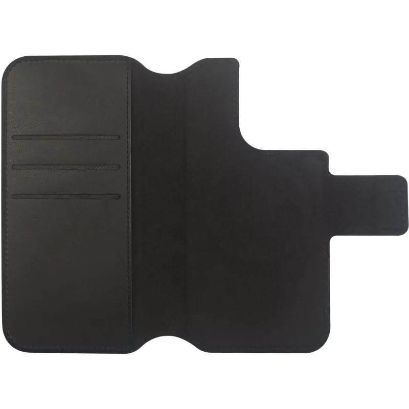 Wallet Case eSTUFF iPhone 16 Pro 6,3 Zoll Schwarz 3 Kartenfächer