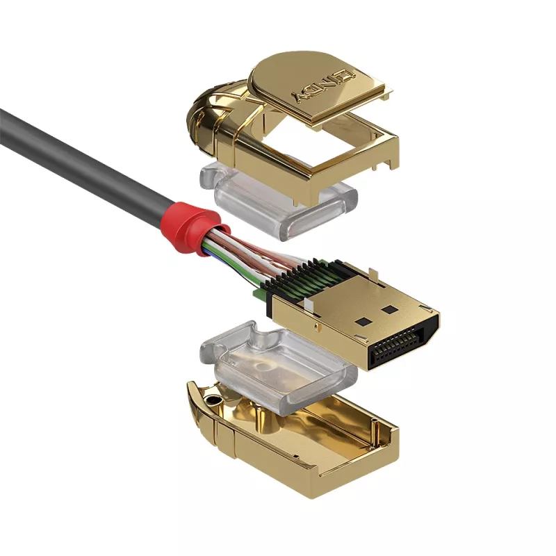 Lindy 7,5 m DisplayPort 1.2-Kabel, Gold Line