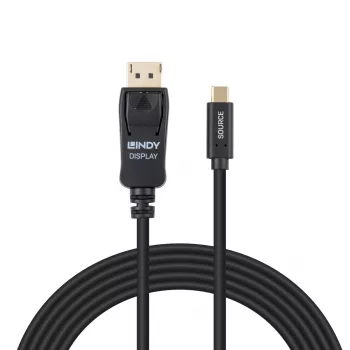 Lindy 3m USB Type C to DisplayPort 4K60 Adapter Kabel with HDR
