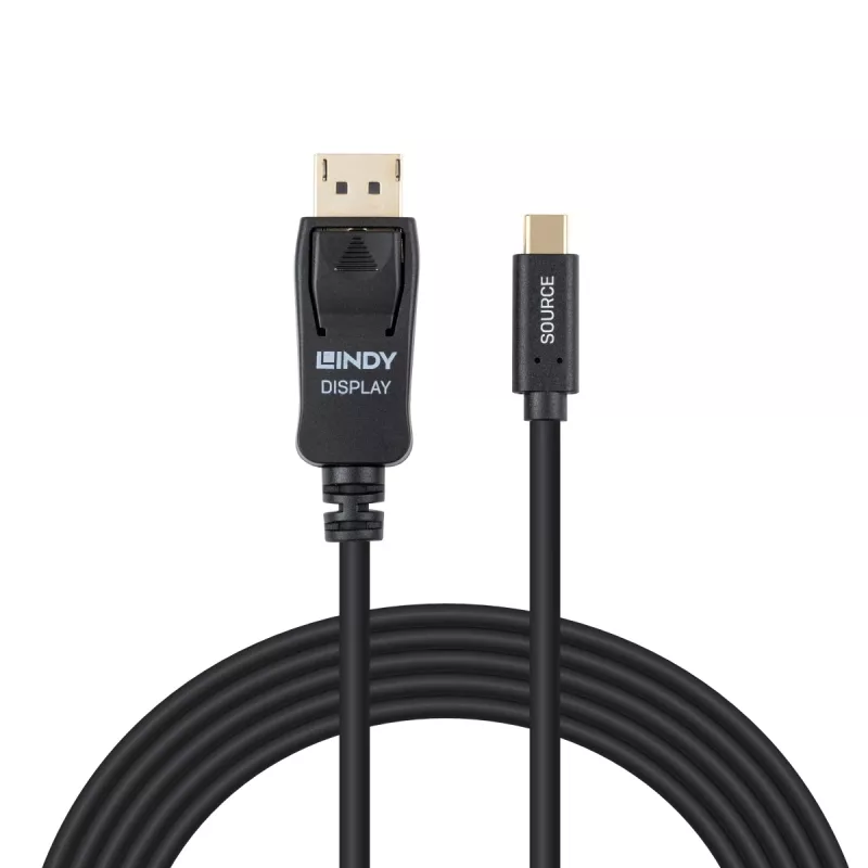 Lindy 3m USB Type C to DisplayPort 4K60 Adapter Kabel with HDR