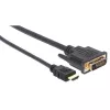 Techly Videokabel HDMI zu DVI-D M/M 1,8 m ICOC HDMI-D-018