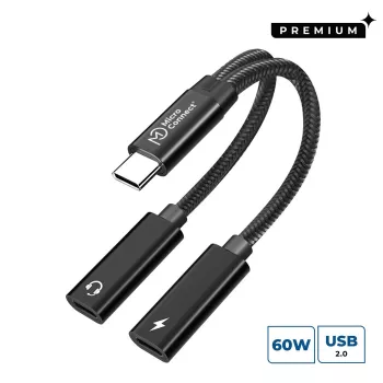 Microconnect MC-USBC-CFCF USB-Kabel USB 2.0 0,13 m Silber