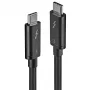 Lindy 0,5 m Thunderbolt-3-Kabel, passiv, 0,5 m, USB-C, USB-C, USB 3.2 Gen 1 (3.1 Gen 1), Stecker/Stecker, Schwarz