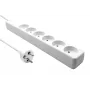 Microconnect MC-GRU0605DKW Stromverlängerung 5 m 6 AC-Steckdose(n) Innenbereich Weiß