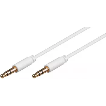Microconnect AUDLL1W Audiokabel 1 m 3,5 mm Weiß