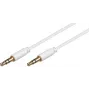 Microconnect AUDLL1W Audiokabel 1 m 3,5 mm Weiß