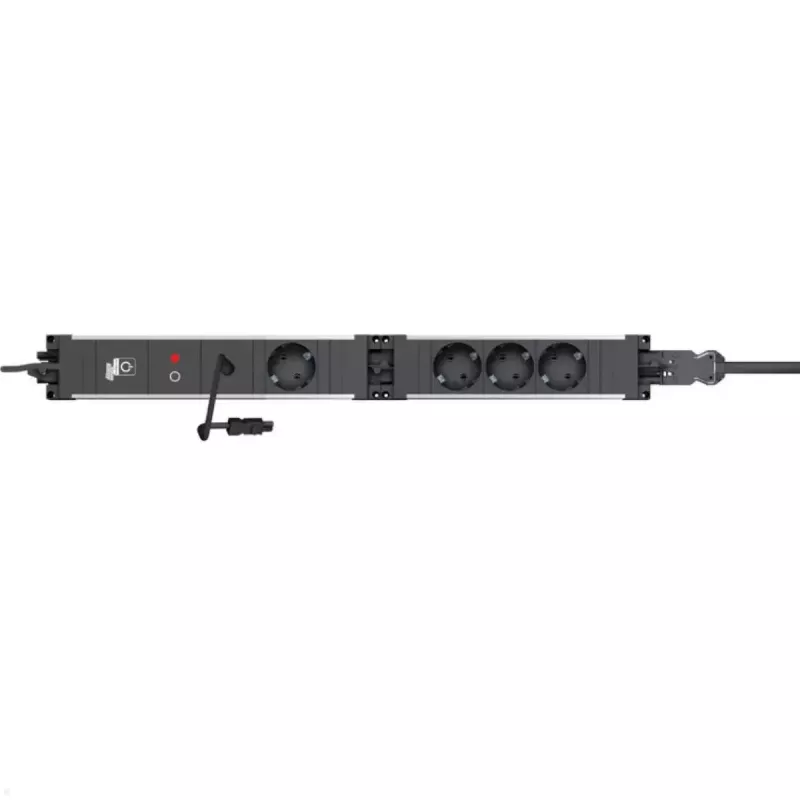 Bachmann STEP BASE 906.18819 Steckdosenleiste, 4x CEE 7/3 Steckdosen, GST18 Eingang, 250 V