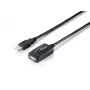 Equip USB 2.0 Typ A aktives Verlängerungskabel Stecker auf Buchse, 15 m