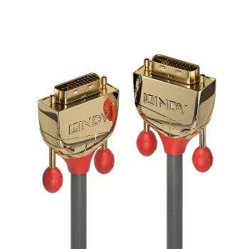 Lindy 5m DVI-D Dual Link Kabel, Gold Line