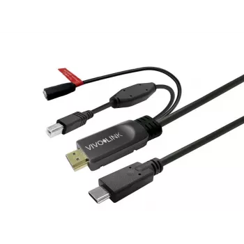 USB-Kabel Vivolink PROUSBCHDMIUSBB5-CHARGE 5m Hochgeschwindigkeitsladen