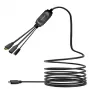 VivoLink PROUSBCHDMIUSB3-5 USB-C Hub-Kabel mit USB 3.0 und Ladefunktion, schwarz