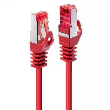 Lindy 47366 Cat6 S/FTP Patchkabel, 5 m, Rot