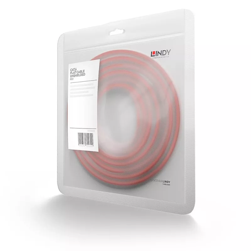 Lindy 47513 Netzwerkkabel Rot 3 m Cat6 U/UTP (UTP)