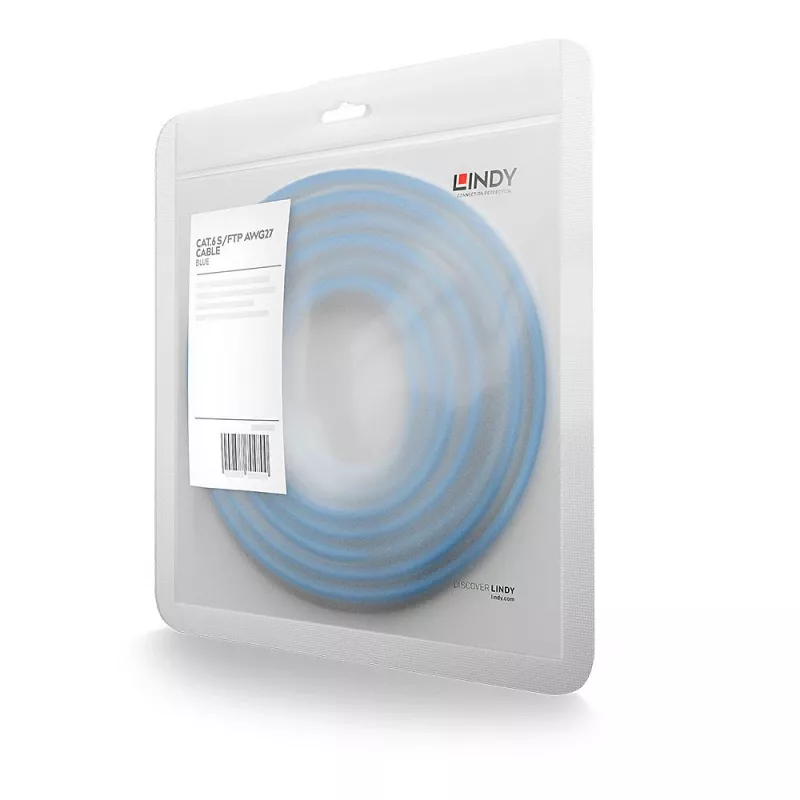 Lindy 47725 Netzwerkkabel Blau 20 m Kat.6 S/FTP (S-STP)