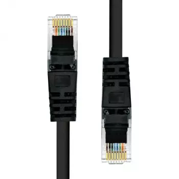 Netzwerkkabel ProXtend CAT5e U/UTP CCA PVC Schwarz 0,25 m