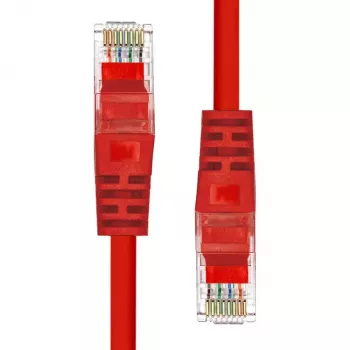 Netzwerkkabel ProXtend CAT5e U/UTP CCA PVC Rot 0,5 m