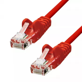 Netzwerkkabel ProXtend CAT5e U/UTP CCA PVC Rot 0,5 m