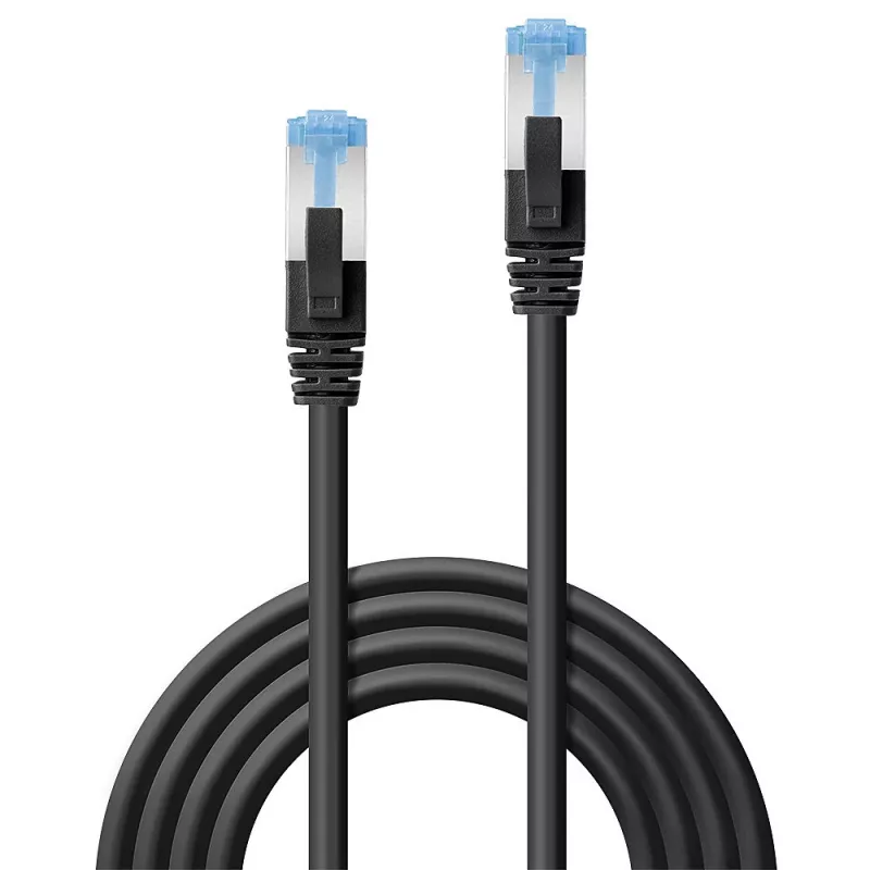 Lindy 47176 Netzwerkkabel Schwarz 0,5 m Cat6a S/FTP (S-STP)