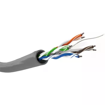 Netzwerkkabel Goobay CAT 6 U/UTP Grau 100m
