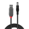 Adapterkabel USB-A-Stecker – DC 5,5/2,1 mm Stecker Lindy 70268