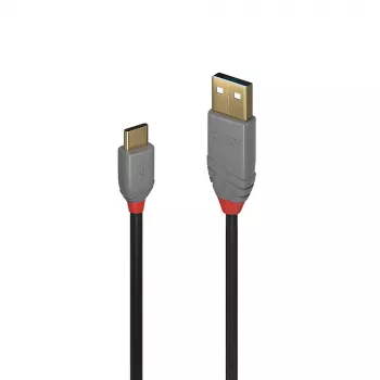 Lindy 0,5 m USB 2.0 Typ-A-auf-C-Kabel, Anthra Line