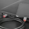 Lindy 0,5 m USB 2.0 Typ-C-auf-Micro-B-Kabel, Anthra Line