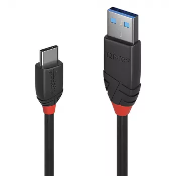 Lindy 36914 USB-Kabel USB 3.2 Gen 1 (3.1 Gen 1) 0,15 m USB C USB A Schwarz
