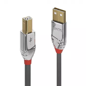Lindy 1m USB 2.0 Typ-A-auf-B-Kabel, Cromo Line