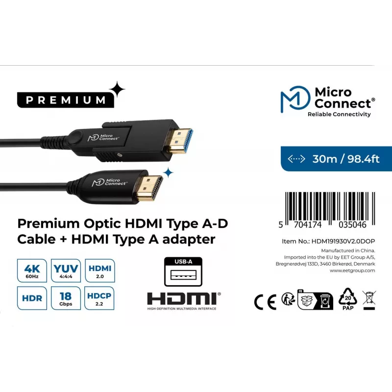 HDMI-Kabel MicroConnect HDM191930V2.0DOP 30m