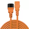 Lindy 0,5 m IEC-Verlängerungskabel, Orange