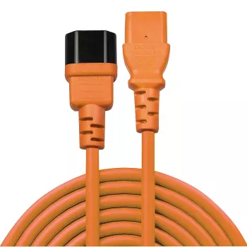 Lindy 0,5 m IEC-Verlängerungskabel, Orange