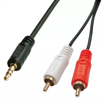 Lindy 10m Premium Phono-auf-3,5-mm-Kabel