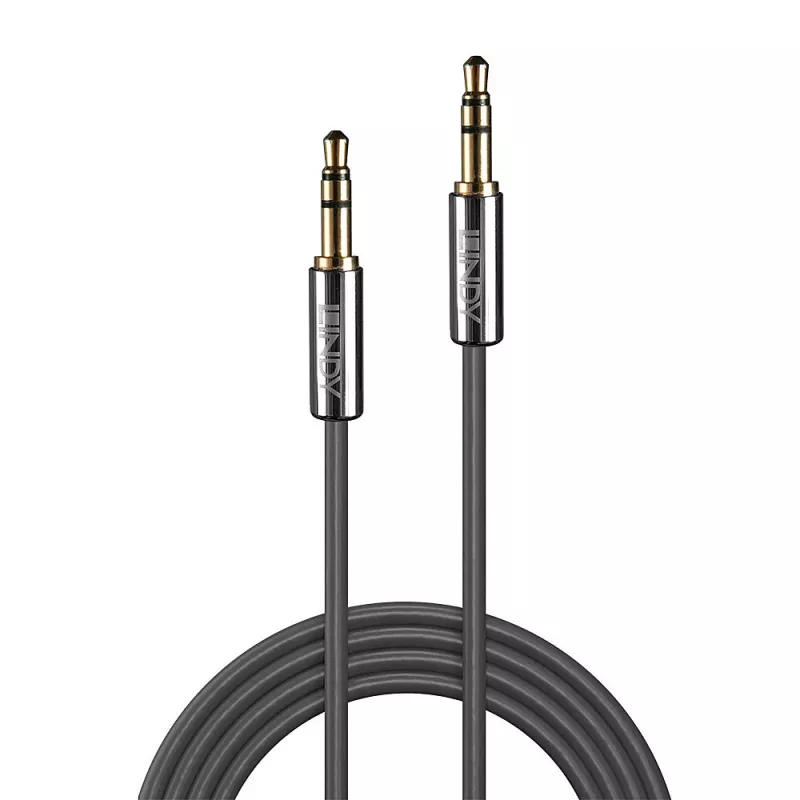 Lindy 1m 3,5-mm-Audiokabel, Cromo Line