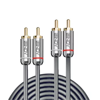 Lindy 3m Dual Phono Audio Kabel, Cromo Line