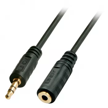 Lindy 5m Premium Audio 3.5mm Klinken-Verlängerungskabel