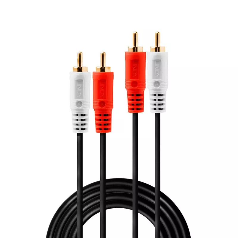 Lindy Audio-Kabel 2x Cinch, Stereo / 3 m