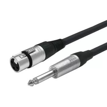 Vivolink PROAUDXLRFJACK1 Audiokabel 1 m XLR 6,35 mm Schwarz
