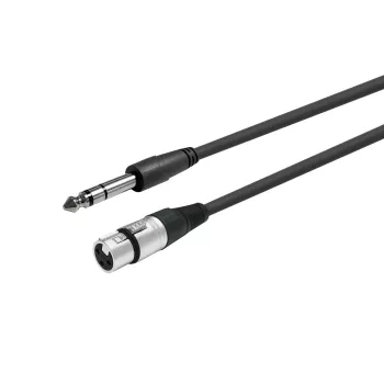 Vivolink PROAUDXLRFJACKS3 Audiokabel 3 m XLR 6,35 mm Schwarz