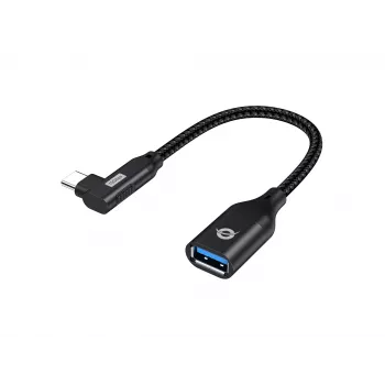 Conceptronic ABBY19B USB 3.2 Gen 2 90°-abgewinkelt auf USB-A OTG-Adapter