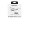 mophie Lade- und Sync-Kabel – USB-A auf Micro/USB-C/LTG – 1 m – Weiß