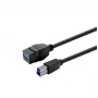 VivoLink USB 3.0 Typ-A-Verlängerungskabel PROKEYUSB3AFBM5B, Schwarz, 5 m
