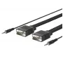 Vivolink PROVGAS30 VGA-Kabel 30 m VGA (D-Sub) Schwarz