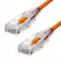 Ethernet-Kabel ProXtend Ultra schlank CAT6 RJ-45 4M Orange