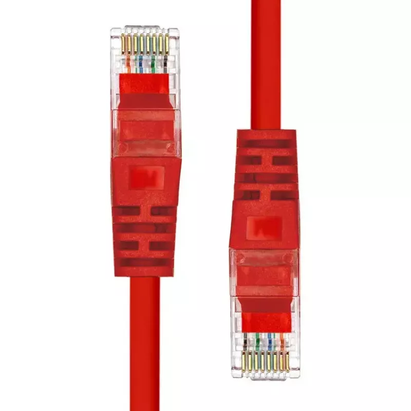 Netzwerkkabel ProXtend CAT5e U/UTP CCA PVC Rot 0,25m